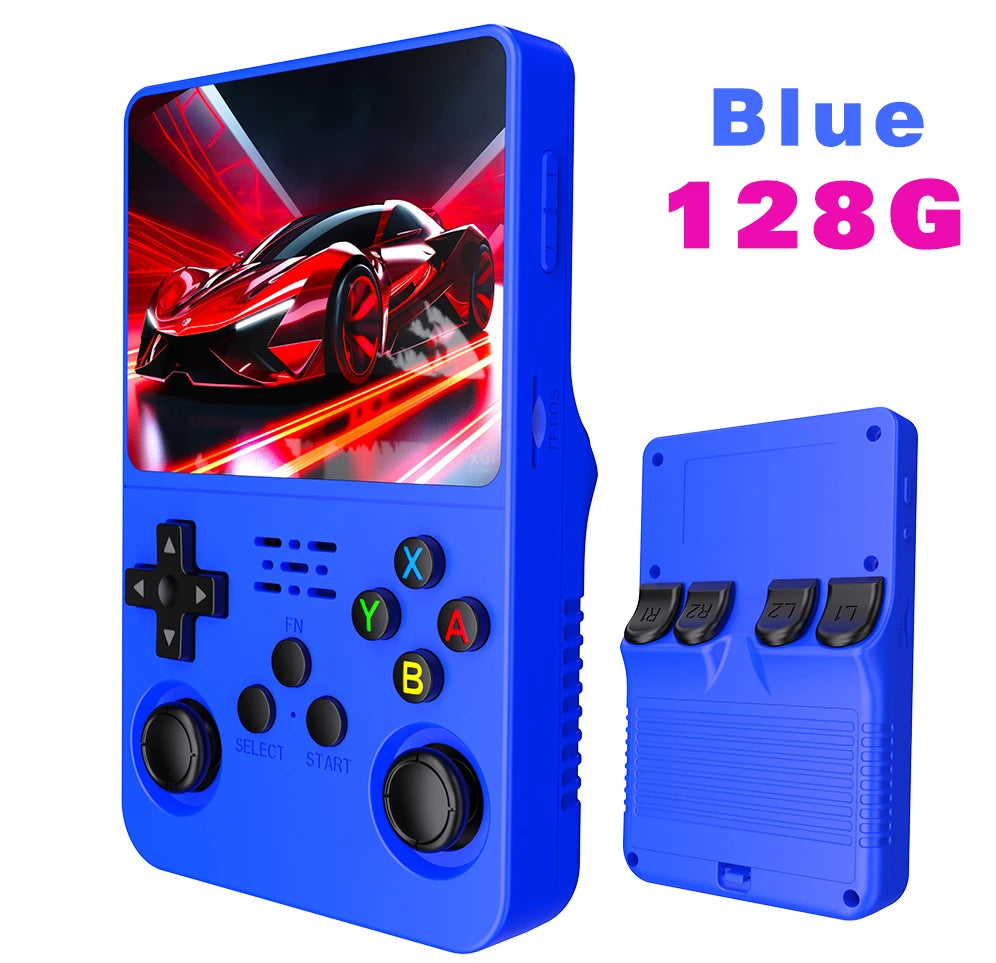 Open Source R36S Retro Handheld Video Game Console Linux System 3.5 Inch IPS Screen Portable Pocket Video Player 64GB 128G Games