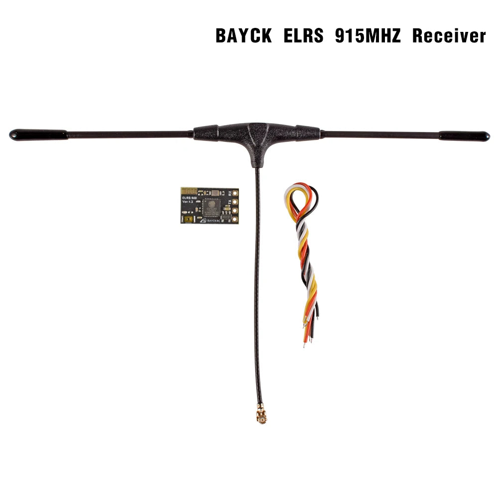 9IMOD 2.4GHz/915MHz ELRS Nano ExpressLRS Receiver with T Antenna Support WiFi Upgrade for RC FPV Traversing/Racing Drone