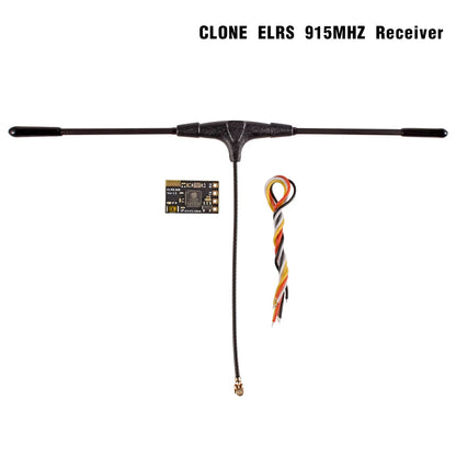9IMOD 2.4GHz/915MHz ELRS Nano ExpressLRS Receiver with T Antenna Support WiFi Upgrade for RC FPV Traversing/Racing Drone