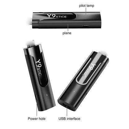 Black Plastic M98 Y9 TV Stick Android 11 S905 HD 4K 3D 2GB +16 GB Dual Wifi Language Remote Control Media Player Smart TV Box-T4