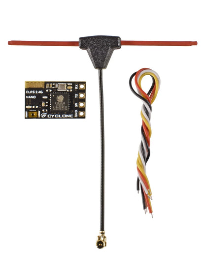 9IMOD 2.4GHz/915MHz ELRS Nano ExpressLRS Receiver with T Antenna Support WiFi Upgrade for RC FPV Traversing/Racing Drone