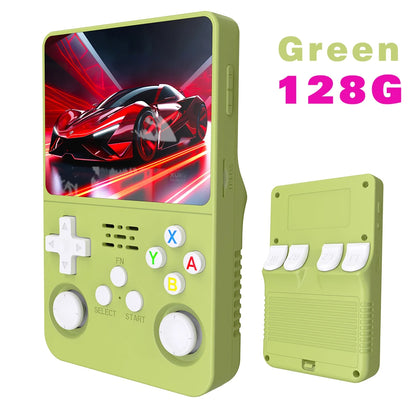 Open Source R36S Retro Handheld Video Game Console Linux System 3.5 Inch IPS Screen Portable Pocket Video Player 64GB 128G Games