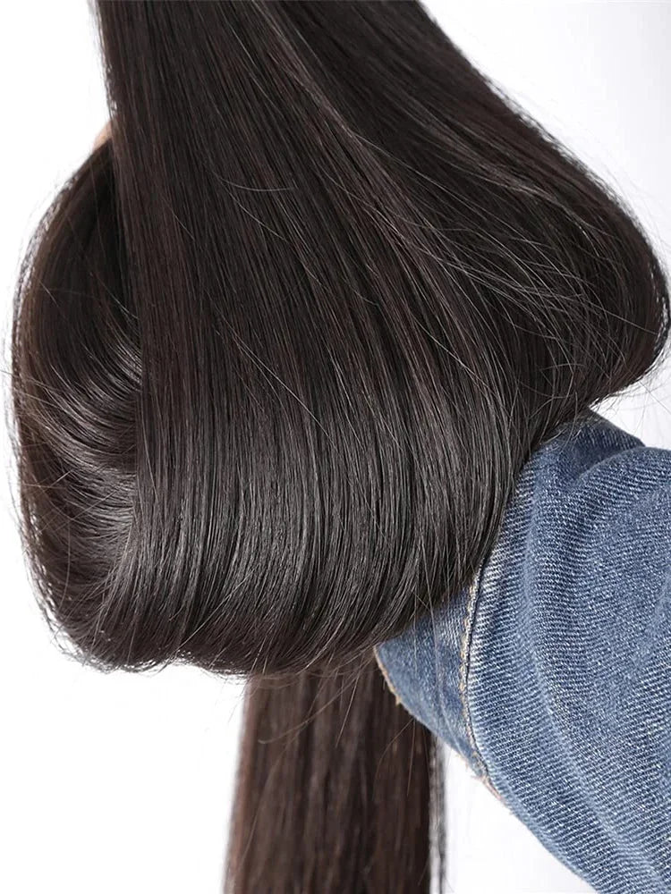 30 40 Inch Bone Straight 100% Bundles Deal Brazilian Virgin Human Hair 3 4 Bundles Raw Hair Extensions Natural Color Remy