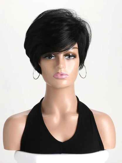 Black Wig  Natural Wigs for Women Short curly Synthetic Wig Daily Party Heat Resistant Hair
