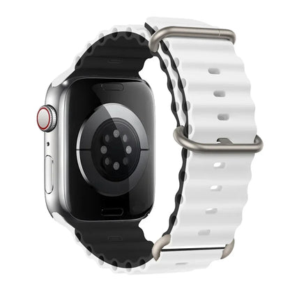 Silicone Strap For watch band 44mm 40mm 49mm 45mm 41mm 38mm accessorie correa bracelet iWatch Ultra 2 series 7 6 5 se 8 9
