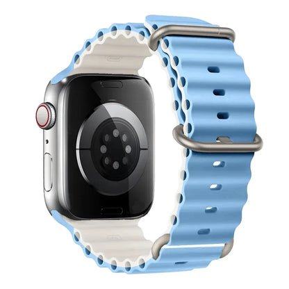 Silicone Strap For watch band 44mm 40mm 49mm 45mm 41mm 38mm accessorie correa bracelet iWatch Ultra 2 series 7 6 5 se 8 9