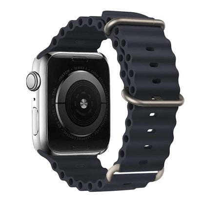 Silicone Strap For watch band 44mm 40mm 49mm 45mm 41mm 38mm accessorie correa bracelet iWatch Ultra 2 series 7 6 5 se 8 9
