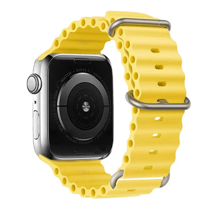 Silicone Strap For watch band 44mm 40mm 49mm 45mm 41mm 38mm accessorie correa bracelet iWatch Ultra 2 series 7 6 5 se 8 9