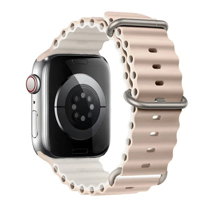 Silicone Strap For watch band 44mm 40mm 49mm 45mm 41mm 38mm accessorie correa bracelet iWatch Ultra 2 series 7 6 5 se 8 9